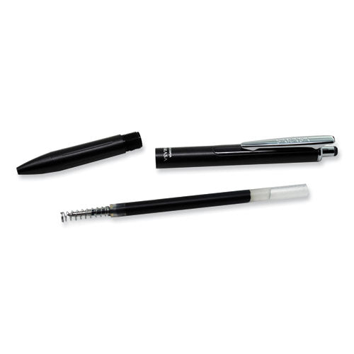Image of Zebra® 87012 Jf Refill For Jimnie, Sarasa, Ecosarasa, Orbitz, Z-Grip And Gr8 Gel Roller Ball Pens, Medium Conical Tip, Black Ink, 2/pack
