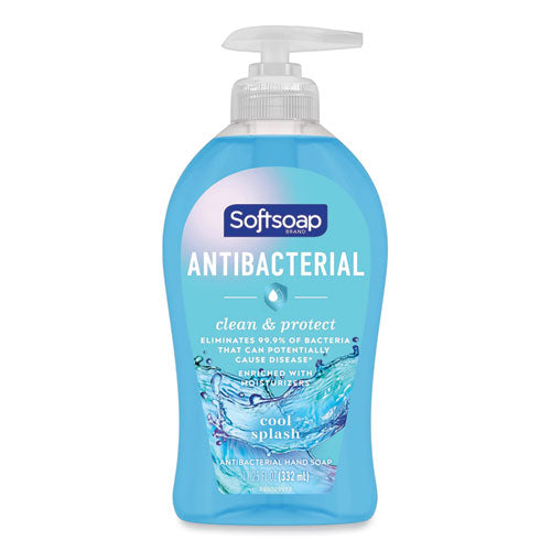 Image of Softsoap® US07327A Antibacterial Hand Soap, Cool Splash Scent, 11.25 oz