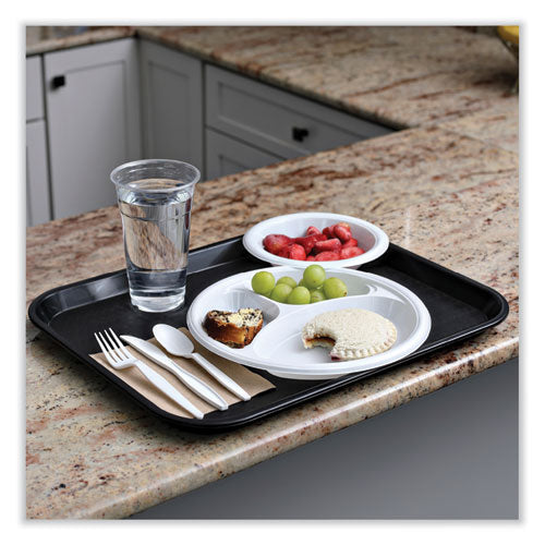 Image of BoardwalkÂ® Heavyweight Wrapped Polypropylene Cutlery, Spoon, Plastic, White, 1,000/Carton
