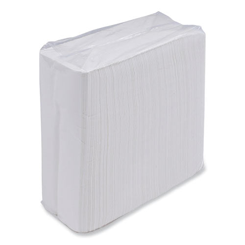 Image of Boardwalk® BWK8302 Tall Fold Dispenser Napkin, 12 x 7, White, 500/Pack, 20 Packs/Carton