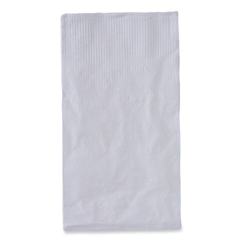 Image of Boardwalk® BWK8308 Dinner Napkin, 2-Ply, 17 x 15, White, 100/Pack, 30 Packs/Carton