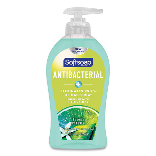 Image of Softsoap® US03563A Antibacterial Hand Soap, Fresh Citrus Scent, 11.25 oz, 6/Carton