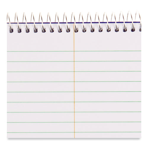 Image of Blueline® AT12B High-Capacity Steno Pad, Blue Cover, Medium/College Rule, (180) White 6 x 9 Sheets