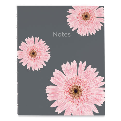 Image of Blueline® A6016.01 Notepro Notebook, 1-Subject, Medium/college Rule, Pink/gray Cover, (75) 9.25 X 7.25 Sheets