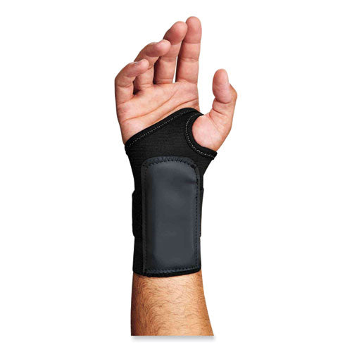 Image of ergodyne® 70012 ProFlex 4000 Single Strap Wrist Support, Small, Fits Left Hand, Black