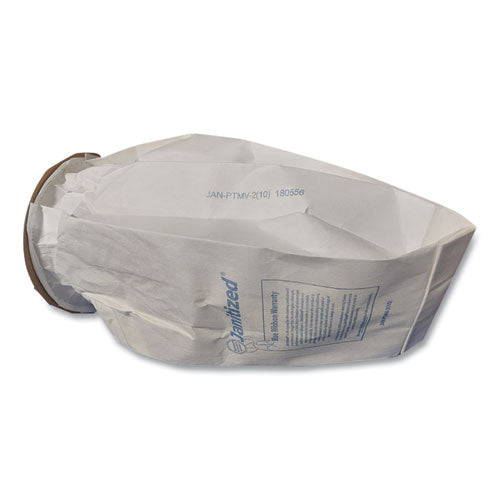 Image of Janitized® JAN-PTMV-2(10) Vacuum Filters Designed To Fit Most Commercial 10 Qt. Backpack Vacs, 10/pack
