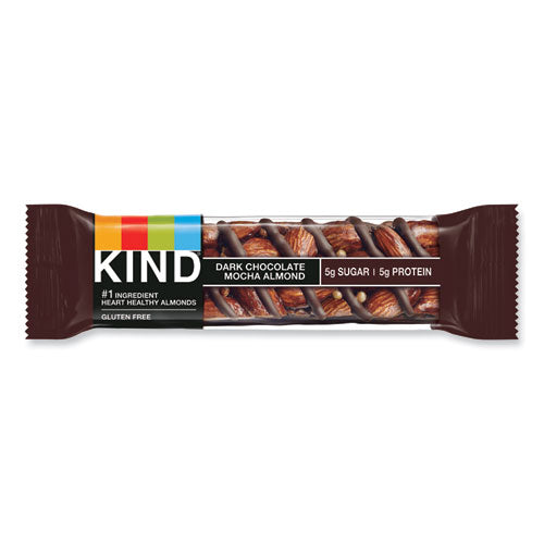 Image of KIND 18554 Nuts And Spices Bar, Dark Chocolate Mocha Almond, 1.4 Oz Bar, 12/box