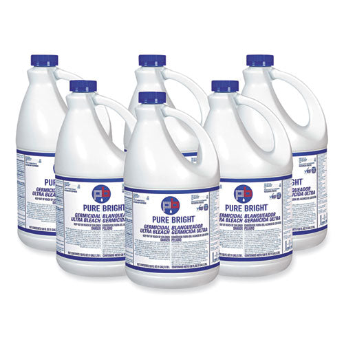 Image of Pure Bright® 11008635042 Liquid Germicidal Bleach, 1 gal Bottle, 6/Carton