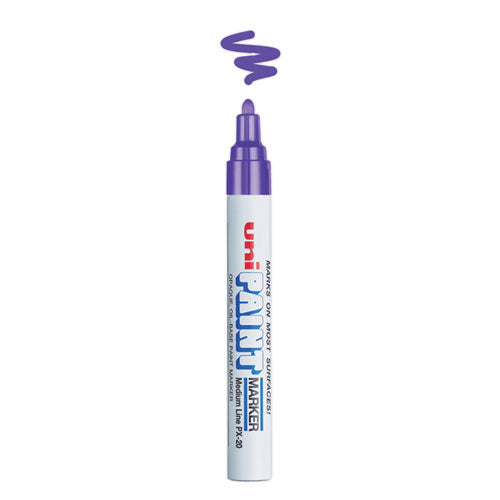 Image of uni®-Paint 63606 Permanent Marker, Medium Bullet Tip, Violet