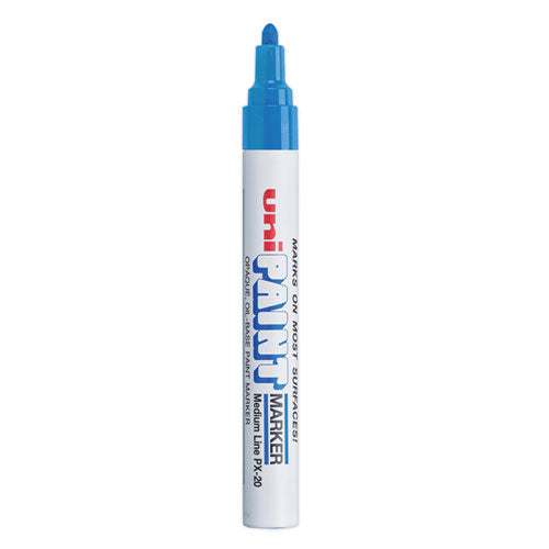 Image of uni®-Paint 63603 Permanent Marker, Medium Bullet Tip, Blue