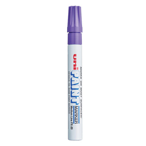 Image of uni®-Paint 63606 Permanent Marker, Medium Bullet Tip, Violet
