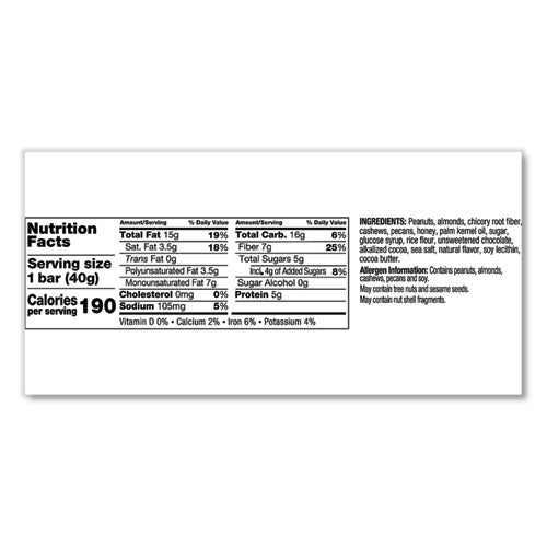 Image of KIND 26961 Nuts and Spices Bar, Salted Caramel and Dark Chocolate Nut, 1.4 oz Bar, 12/Pack