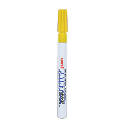 Image of uni®-Paint 63705 Permanent Marker, Fine Bullet Tip, Yellow