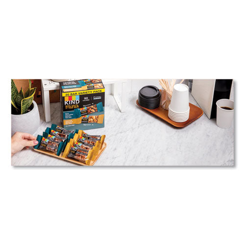 Image of KIND 27970 Minis, Salted Caramel And Dark Chocolate Nut/dark Chocolate Almond And Coconut, 0.7 Oz, 20/pack