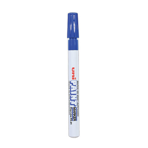 Image of uni®-Paint 63703 Permanent Marker, Fine Bullet Tip, Blue