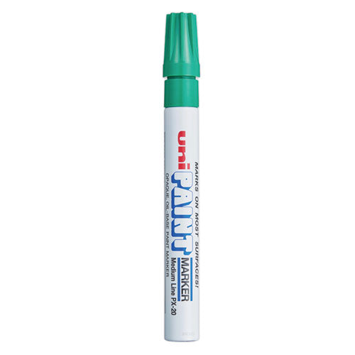 Image of uni®-Paint 63604 Permanent Marker, Medium Bullet Tip, Green