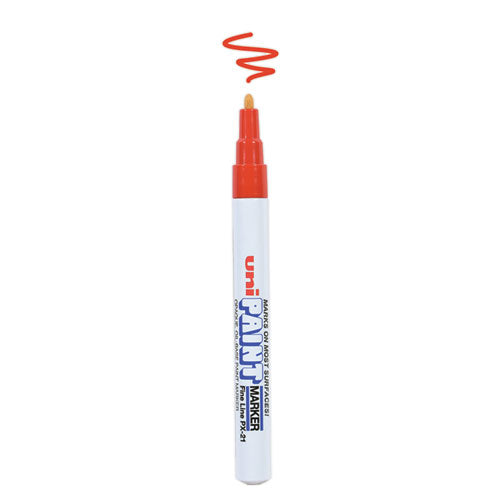 Image of uni®-Paint 63702 Permanent Marker, Fine Bullet Tip, Red