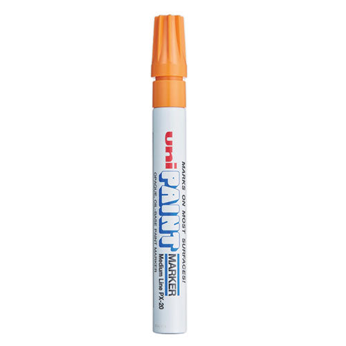 Image of uni®-Paint 63607 Permanent Marker, Medium Bullet Tip, Orange