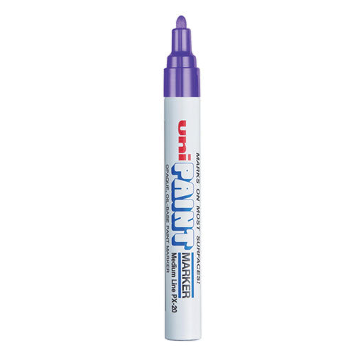 Image of uni®-Paint 63606 Permanent Marker, Medium Bullet Tip, Violet