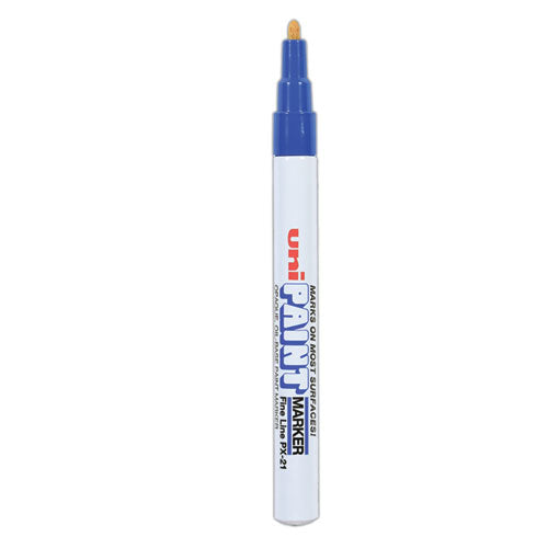 Image of uni®-Paint 63703 Permanent Marker, Fine Bullet Tip, Blue