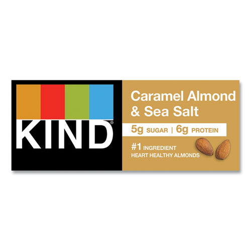 Image of KIND 18533 Nuts And Spices Bar, Caramel Almond And Sea Salt, 1.4 Oz Bar, 12/box