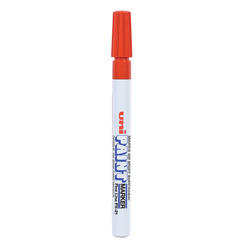 Image of uni®-Paint 63702 Permanent Marker, Fine Bullet Tip, Red