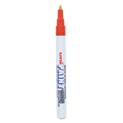 Image of uni®-Paint 63702 Permanent Marker, Fine Bullet Tip, Red