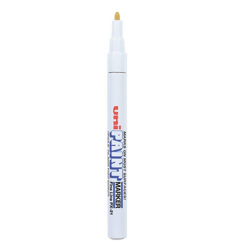 Image of uni®-Paint 63713 Permanent Marker, Fine Bullet Tip, White