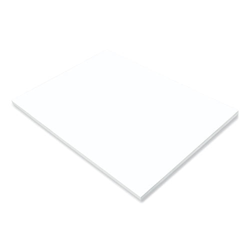 Image of Prang® P8717 SunWorks Construction Paper, 50 lb Text Weight, 18 x 24, Bright White, 50/Pack