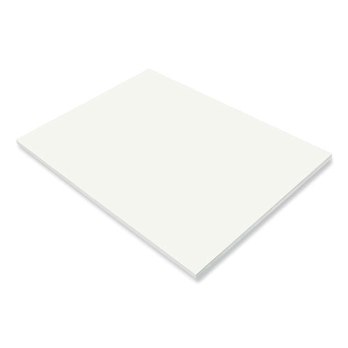 Image of Prang® P9217 SunWorks Construction Paper, 50 lb Text Weight, 18 x 24, White, 50/Pack
