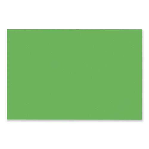 Image of Prang® P9607 SunWorks Construction Paper, 50 lb Text Weight, 12 x 18, Bright Green, 50/Pack