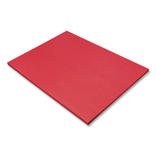 Image of Prang® P9917-0001 SunWorks Construction Paper, 50 lb Text Weight, 18 x 24, Holiday Red, 50/Pack