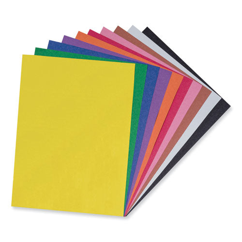 Image of Prang® P6503 SunWorks Construction Paper, 50 lb Text Weight, 9 x 12, Assorted, 50/Pack
