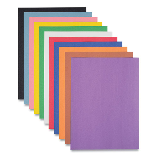 Image of Prang® P6525 SunWorks Construction Paper Smart-Stack, 50 lb Text Weight, 9 x 12, Assorted, 300/Pack