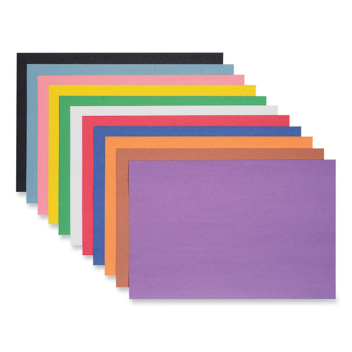 Image of Prang® P6526 SunWorks Construction Paper Smart-Stack, 50 lb Text Weight, 12 x 18, Assorted, 150/Pack