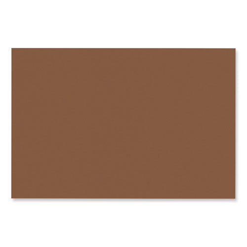 Image of Prang® P6707 SunWorks Construction Paper, 50 lb Text Weight, 12 x 18, Brown, 50/Pack