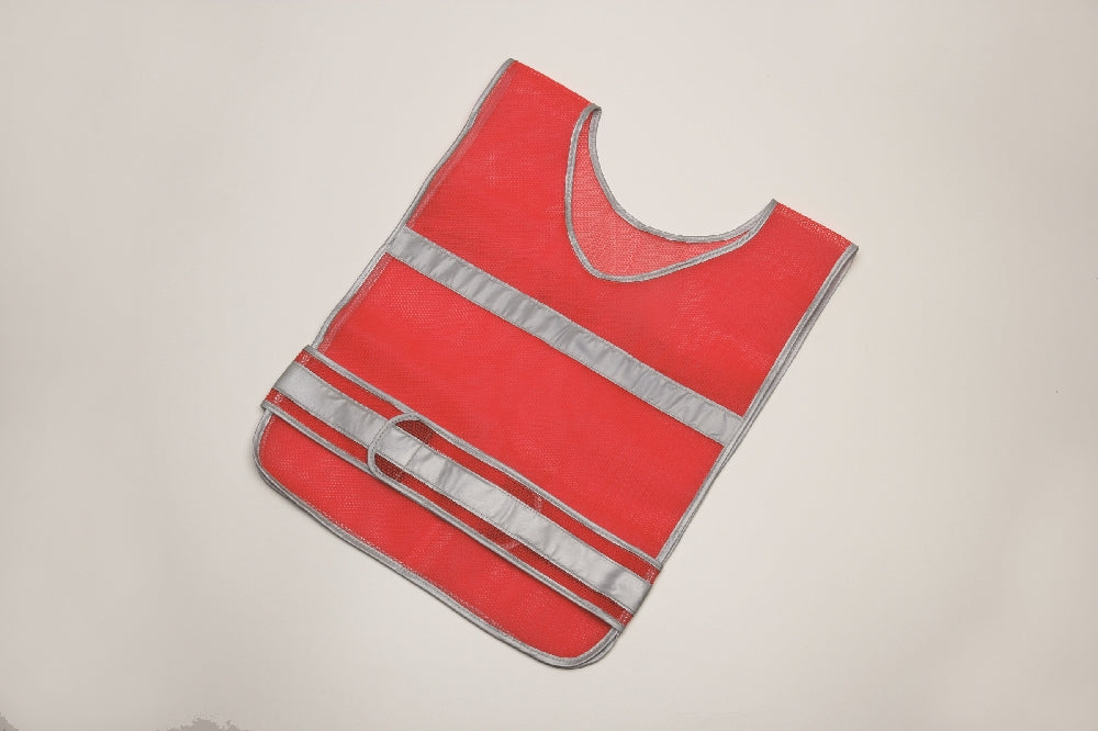 Image of SKILCRAFT® High Visibility Safety Vest, Orange w/Silver Trim