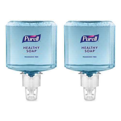 Image of PURELL® 5072-02 HEALTHY SOAP Gentle and Free Foam Refill, For ES4 Dispensers, Fragrance-Free, 1,200 mL, 2/Carton