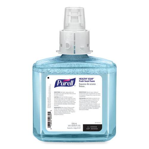 Image of PURELL® 5077-02 HEALTHY SOAP Foam Refill, For ES4 Dispensers, Cranberry Scent, 1,200 mL, 2/Carton