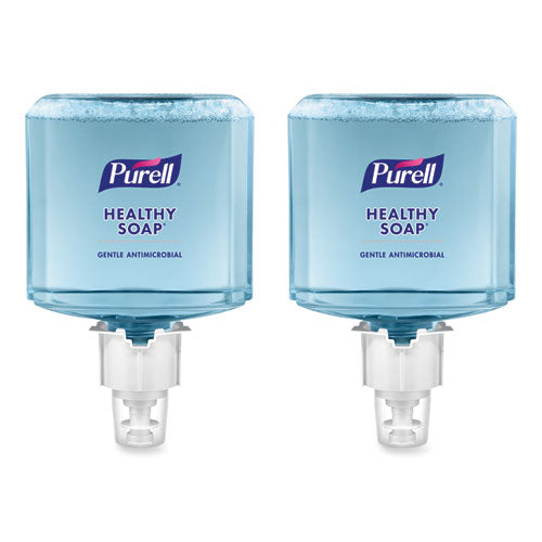 Image of PURELL® 5079-02 HEALTHY SOAP 0.5% BAK Antimicrobial Foam Refill, For ES4 Dispensers, Light Citrus Floral Scent, 1,200 mL, 2/Carton