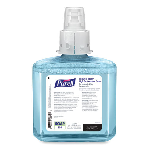 Image of PURELL® 5085-02 CLEAN RELEASE Technology (CRT) HEALTHY SOAP High Performance Foam Refill, For ES4 Dispensers, Fragrance-Free, 1,200 mL, 2/CT