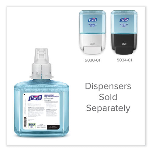 Image of PURELL® 5085-02 CLEAN RELEASE Technology (CRT) HEALTHY SOAP High Performance Foam Refill, For ES4 Dispensers, Fragrance-Free, 1,200 mL, 2/CT