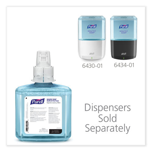 Image of PURELL® 6472-02 HEALTHY SOAP Gentle and Free Foam Refill, For ES6 Dispensers, Fragrance-Free, 1,200 mL, 2/Carton