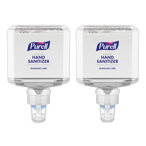 Image of PURELL® 7751-02 Advanced Hand Sanitizer Gentle and Free Foam, 1,200 mL Refill, Fragrance-Free, For ES8 Dispensers, 2/Carton
