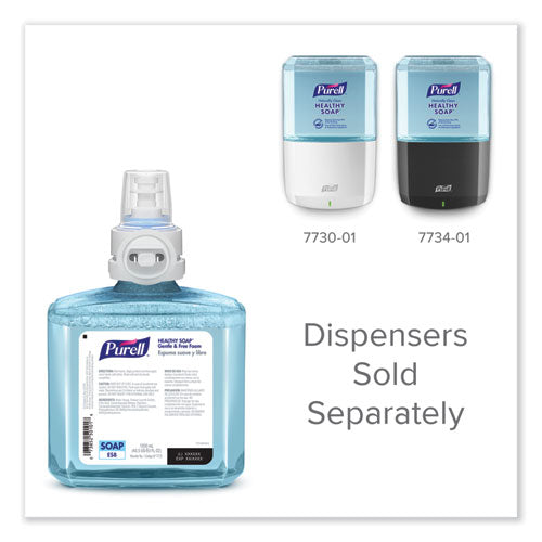 Image of PURELL® 7772-02 HEALTHY SOAP Gentle and Free Foam Refill, For ES8 Dispensers, Fragrance-Free, 1,200 mL, 2/Carton