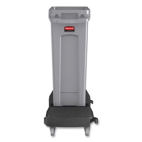 Image of Rubbermaid® Commercial FG354060GRAY Slim Jim with Venting Channels, 23 gal, Plastic, Gray