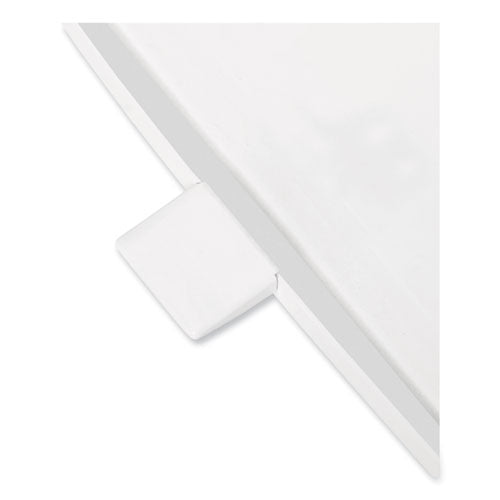 Image of Rubbermaid® Commercial FGST24EPLWH Defenders Heavy-Duty Steel Step Can, 13 gal, Steel, White