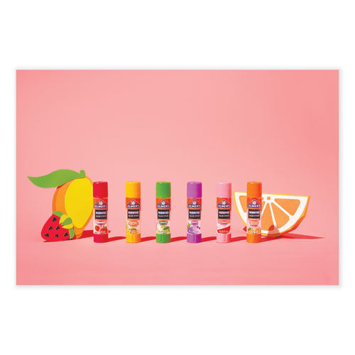 Image of Elmer's® 2175692 Clear School Glue Stick, Scented, Assorted, 0.21 oz, Dries Clear, 30/Pack