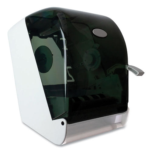 Image of GEN AG10400ESD Lever Action Roll Towel Dispenser, 11.25 X 9.5 X 14.38, Transparent