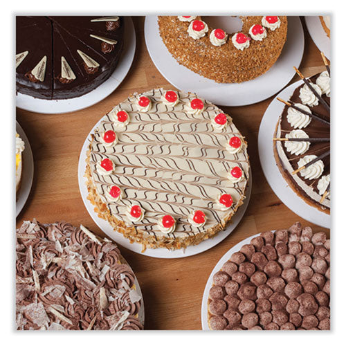 Image of SCT® 11217 Bright White Cake Circles, 10" Diameter, Bright White, Paper, 100/Carton